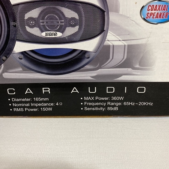 NEW Jaras JJ-2646 6.5” Coaxial Speaker 360 watt max - Picture 4 of 8